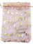 200 Adet 9X12CM Kalp Baskılı Pembe Organza Çantaları Mücevher Torbaları (Yurt Dışından) 2
