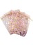 200 Adet 9X12CM Kalp Baskılı Pembe Organza Çantaları Mücevher Torbaları (Yurt Dışından) 3