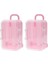 4x Pembe Mini Silindir Seyahat Bavul Şeker Kutusu Kişilik Yaratıcı Düğün Şeker Kutusu (Yurt Dışından) 5