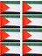 8x Filistin Ulusal Bayrağı 5ft x 3ft (Yurt Dışından) 1