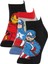 Erkek Çocuk Marvel Avengers 3'lü Pamuklu Patik Çorap 11