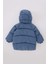 Erkek Bebek Kapüşonlu Polar Astarlı Şişme Mont 10