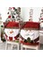 2 Paket Noel Sandalye Kapakları Santa &amp -Snowman Xmas Çıkarılabilir Sandalye Kapak Noel Evi (Yurt Dışından) 4