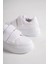 Valencıa Bağcıksız Cırt Cırtlı Ortopedik Taban Kadın Sneaker Spor Ayakkabı Cbt - Beyaz 5