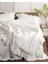 Fırfırlı Nevresim Takımı Beyaz 200X220 Ebatında 3 Parça 2