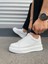 JY007 Alba Bağcıksız Cilt Erkek Günlük Sneaker Ayakkabı Cbt Beyaz 3