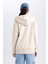 Oversize Geniş Kalıp Kapüşonlu Cepli Basic Düz Fermuarlı Sweatshirt V4233AZ23WN 7