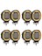8pcs 4 Inç LED Iş Işık Kombinasyon Spotu Taşkın Yoldan Çıkarken Kehribar Sis Lambası (Yurt Dışından) 5