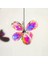 Renkli Suncatcher Kristal Kolye Renkli Altı Yapraklı Çiçek Kolye Gökkuşağı Prizma Kolye (Yurt Dışından) 2