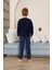 Strong Desenli Welsoft Erkek Çocuk Pijama Takımı - Lacivert 3