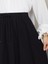 Beli Lastikli Ipli Kot Kloş Etek Siyah 1