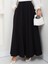 Beli Lastikli Ipli Kot Kloş Etek Siyah 4