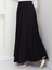 Beli Lastikli Ipli Kot Kloş Etek Siyah 5