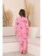 Panda Desenli Welsoft Kız Çocuk Pijama takımı-Pembe - Pembe 3