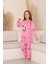 Panda Desenli Welsoft Kız Çocuk Pijama takımı-Pembe - Pembe 4