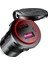 Pd Tip C USB Araç Şarj Cihazı ve Qc 3 0 Hızlı Şarj Cihazı 12V Güç Çıkış Soketi Motosiklet Rv Atv Kırmızı Için Açma/kapama Anahtarı (Yurt Dışından) 2