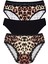 Kadın Külot 3'lü Leoparlı (%90 Viskon - %10 Elastan) 6