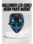 LED Işıklı Neon Maske Cadılar Bayramı Maskesi Korkunç Korku Maskesi 2