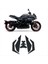 Suzuki Katana 2021-2023 Için Motosiklet Tankı Pad Anti Kayma Yakıt Yağ Tankı Yan Diz Kavrama Çıkartması Koruyucu Aksesuarları (Yurt Dışından) 2