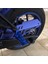 Motosiklet Arka Ayak Pedalları Yamaha Nmax Xmax Tmax 125 250 300 400 R1 R3 NVX155 Ayak Dayanakları Ayak Kazıklar Aksesuarları Mavi (Yurt Dışından) 4