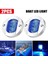 10X DC12V Yuvarlak Deniz Teknesi LED Nezaket Işıkları Kabin Güverte Kıç 6 LED Yan Marker Lightnavigatioin Açık Mavi (Yurt Dışından) 5