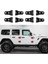 2018-2019 Jeep Wrangler Jl &amp Sınırsız Araba Aksesuarları Için Kapı Menteşe Kapak Koruyucu Trim Kiti (Yurt Dışından) 1
