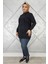 Kadın Nervür Dikim Taş Detaylı Tesettür Tunik 1