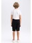 Erkek Çocuk Beli Lastikli Basic Düz Bermuda Şort 14