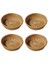4x El Dokuması Sepet Hasır Sepet Ekmek Meyve Sebze Depolama Sepeti Için Yiyecek Servis Sepeti 25 x 8cm (Yurt Dışından) 1
