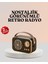 Techmrt Bluetooth’lu Retro Radyo – Fm Destekli Nostaljik Hoparlör 1