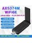 Wifi 6 USB Dual Band Kablosuz Ağ Kartı 1800 Mbps 2 4ghz Anten Usb3 0 Dizüstü Masaüstü Için Kablosuz Adaptör (Yurt Dışından) 3