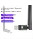 600MBPS USB Wifi Bluetooth Adaptör 2 In1 Ağ Kartı 2.4g 5ghz Çift Bant Wi-Fi Anten Mini Kablosuz Alıcı (Yurt Dışından) 2
