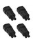 4x Pdu Ups C14 Ila C5 IEC320 C13/C14 Ila C5/c6 Su Isıtıcısı Kurşun Pc Dizüstü Güç Uzatma Kablosu Adaptörü (Yurt Dışından) 1