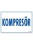 Kompresör Uyarı Levhası 17,5X25 KOD:1732 1