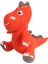 Bfs Dino Peluş Oyuncak Turuncu 25 cm 1