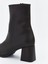 Yeni Sezon Deri Görünümlü Kadın Topuklu Bot 5