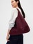 Kadın Bordo Vegan Süet Tote Bag 2