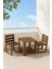 Ahşap Bahçe/balkon Bistro Oturma Takımı 5
