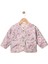 Çiçekli Kapitone Kız Ceket 1