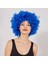 Bfs Mavi Renk Kıvırcık Afro Bonus Peruk 1