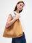 Kadın Bej Vegan Süet Tote Bag 4