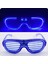 Bfs Mavi LED Işıklı Parti Gözlüğü - Neon Glow Şerit Gözlük 3 Modlu 5