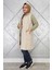 Kadın Kapitone Cepleri Düğme Detaylı Kapitone Yelek 1