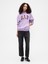 Kadın Açık Lila Relaxed Gap Logo Sweatshirt 5