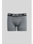 Erkek Lacivert-bordo-antrasit 3'lü Pamuklu Esnek Boxer Paketi 3
