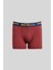 Erkek Lacivert-bordo-antrasit 3'lü Pamuklu Esnek Boxer Paketi 4