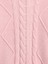 Kız Çocuk Açık Pembe Kids Relaxed Cable Örgü Kazak 2