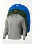Erkek Mavi-Haki-Grimelanj 3'lü Paket Basic Uzun Kollu Sporcu Body 1