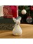 New Year Yılbaşı Yıldız Yansımalı Ledli Geyik Dekoratif Obe 7X7X13 cm 1