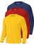 Erkek Sarı-Kırmızı-Lacivert 3'lü Paket Basic Uzun Kollu Sporcu Body 1